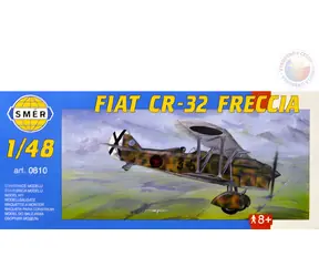 SMĚR Model letadla Fiat C.R.32 Frecia / Plastikový model / 1:48 / 44 dílků