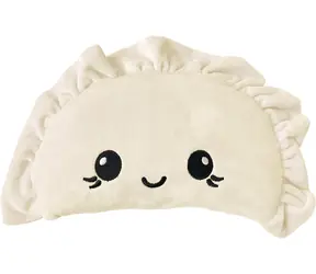 Plyšový polštářek Knedlíček krémový / Polštář / Plyš / 35 cm / od narození