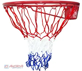 Acra Basketbalový koš se síťkou trikolora / Basketbalový koš / Včetně šroubů