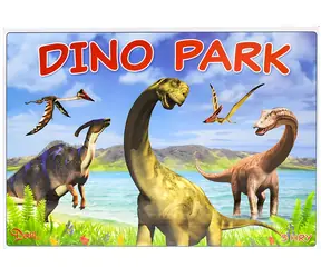 HYDRODATA Soubor her Dino Park / 40 dělených karet / 1-2 hráči / od 4 let