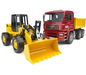 BRUDER 02752 Nákladní auto MAN TGA s nakladačem FR130 / 1:16 / od 4 let