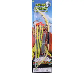 Luk pro malé indiány se 3 šípy a nožem / Dětský luk / 49 cm / plast / od 3 let
