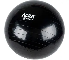 ACRA Gymnastický míč černá / 85 cm / nosnost do 150 kg / výška postavy 180-195 cm
