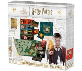 EFKO Společenská hra Harry Potter Turnaj tří čarodějnických škol 3v1 / 2-4 hráči / od 8 let