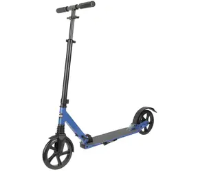 CRIVIT Koloběžka Big Wheel 8" modrá / Skládací / Odpružení / Nosnost 100 kg / od 10 let