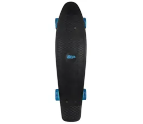 Muuwmi No Rules Fun černo-modrá / Skateboard / ABEC 5 / 57 x 15 cm / nosnost 100 kg