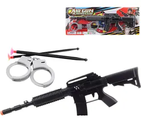 ORION Policejní sada se samopalem / Samopal, 2 náboje s přísavkou a pouta / Plast / 40 cm