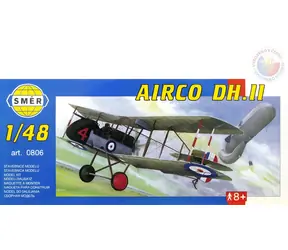 SMĚR Plastikový model Airco DH II / Letadlo / 1:48 / 46 dílků / od 8 let