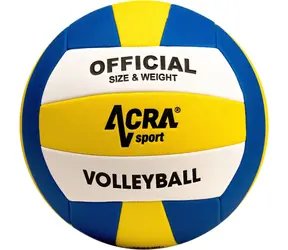 Acra Official Volleyball / Volejbalový míč / velikost 5 / strojově šitý / 260-280 g