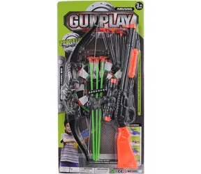 ORION Sada pistole a luk 2v1 / Dětská zbraň / Přísavkové náboje a šípy / 43 cm / od 3 let
