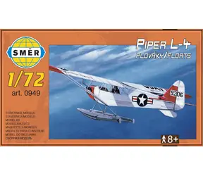 SMĚR Plastikový model Piper L-4 s plováky / Letadlo / 1:72 / 50 dílků / od 8 let
