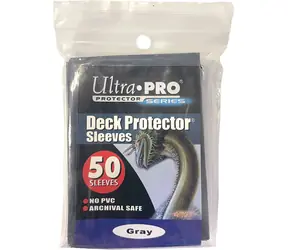 Ultra PRO Deck Protector šedé / Obaly na karty / 50 ks / 6,5 x 9 cm