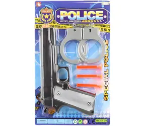 ORION Policejní pistole s pouty / Plast / 3 náboje s přísavkou / 22 cm / od 3 let