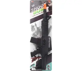 ORION Samopal černý klapací / 40 cm / Na kartě / Zvukový efekt výstřelu / od 3 let