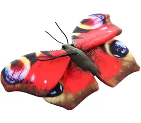 UNI-TOYS Plyšový motýl 24 cm / ECO-FRIENDLY / 100% recyklovaný polyester