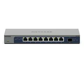 Netgear GS108X-100EUS / Switch / 8-port 10/100/1000 Mbps / + 10G SFP+ uplink / Kovové tělo