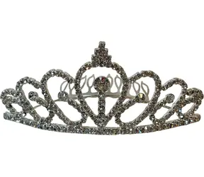 SPARKYS Čelenka Royal Crown PINK / Karnevalový doplněk / kov