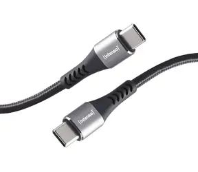 Intenso C315C černá / Nabíjecí a datový kabel / USB-C - USB-C / 1,5 m