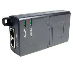 Konftel PoE injektor 30W černá / PoE injektor / IEEE 802.3af/at / 2x RJ-45
