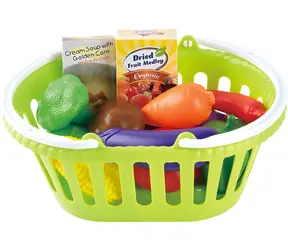 PLAYGO Vegetariánský košík 13 ks / Dětská kuchyňská sada / Plast / od 3 let