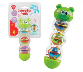 PLAYGO Chrastítko s housenkou / Chrastítko / Plast / od 6 měsíců