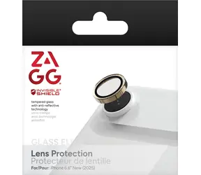 ZAGG InvisibleShield Premium Camera zlatá třpytka / Ochrana čoček fotoaparátu / Apple iPhone Air / Tvrzené sklo
