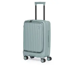 Acer Barcelona světle modrá / Cestovní kufr / TSA zámek / 4 kolečka / Recyklovaný PET