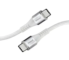 Intenso C315C bílá / Nabíjecí a datový kabel / USB-C - USB-C / 1,5 m / PD 60W