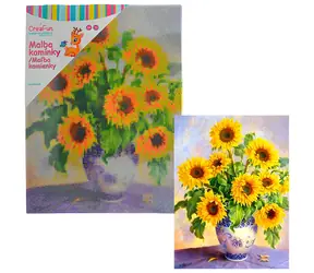SPARKYS Diamantové malování Slunečnice / 30x40 cm