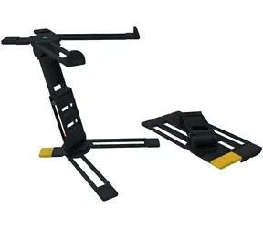 Hercules DG400B černá / Stojan na notebook / nosnost 10 kg / nastavitelné popruhy / výškově nastavitelný