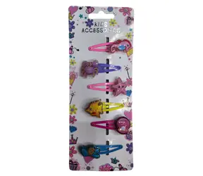 SPARKYS Sponky do vlasů PINK Mořští živočichové / Pukačky s glitry / 6 ks