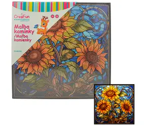 SPARKYS Diamantové malování Slunečnice / Diamantové malování / 30x30 cm