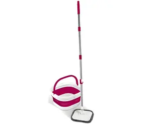 Lamart LT8115 Clean bílo-červená / Mop / Rotační / Skládací / 12 l / 127 cm