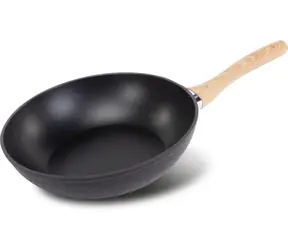 Lamart LT1306 Natur / Wok pánev / 28 cm / hliník / nepřilnavý povrch