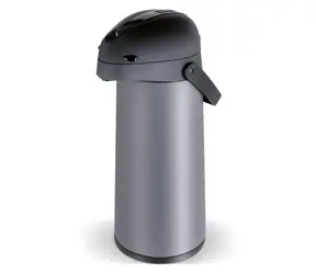 Lamart LT4081 Flux šedo-černá / Termoska / 1,9 l / s pumpičkou / sklo, plast