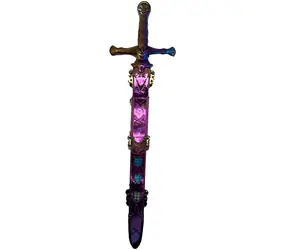 SPARKYS Dětský rytířský meč v pochvě s duhovým efektem 48,5 cm / Dětská zbraň / od 3 let