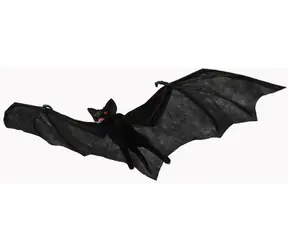 SPARKYS Dekorace netopýr černý / Halloweenská dekorace / 54 cm
