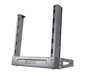 MikroTik SR-5U-mini SolidRACK 5 mini / Stolní rack / 10" / 5U / nastavitelný úhel