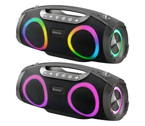 Defender BEATBOX 30 černá / Bezdrátový reproduktor / 30W / Bluetooth 5.4 / RGB podsvícení / TWS / FM rádio