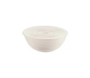 Guzzini TIERRA L bílá / Mísa s víkem / Recyklovaný plast / O 25 cm / 3100 ml