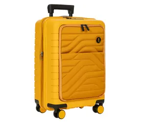 Bric's Ulisse 55 cm mango / Kufr / Spinner / USB konektor / přední kapsa