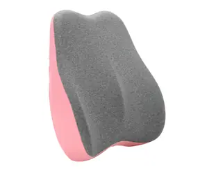 Powerton ERGO PASTEL EDITION růžová / Bederní opěrka / paměťová pěna / omyvatelný potah