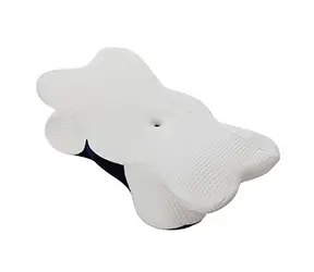 Powerton ERGO ELVIA modrá / Ergonomický polštář / PU pěna / snímatelný povlak