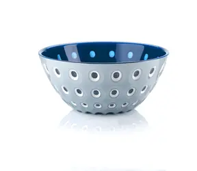 Guzzini LE MURRINE modrá, bílá / Mísa / Akrylát / 3 Color Tech / O 20 cm