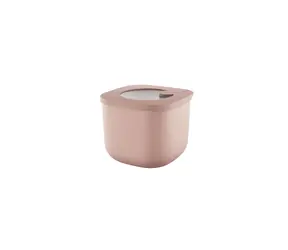 Guzzini Eco Store & More růžová / Dóza na potraviny / Hluboká / 750 ml / Bioplast / Vzduchotěsné víko