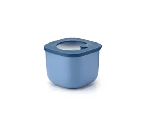 Guzzini ECO STORE&MORE modrá / Dóza na potraviny / 750 ml / Hluboká čtvercová