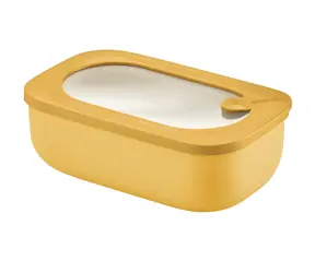 Guzzini Eco Store & More žlutá / Obdélníková dóza na potraviny / 900 ml / 20x12x7 cm