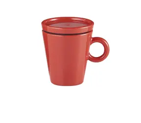 Guzzini Coffee&Go červená / Šálek na espresso / Dvouplášťový / Plast / 50 ml