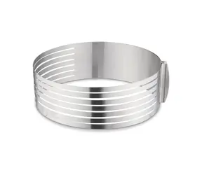 Weis Forma na krájení dortu / nastavitelný průměr 24,5–30,5 cm / nerezová ocel / výška 8,5 cm