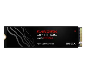 SanDisk Optimus GX PRO 850X 8TB / SSD / M.2 2280 / NVMe PCIe 4.0 x4 / TLC 3D NAND / R:7200MBps / W:6600MBps